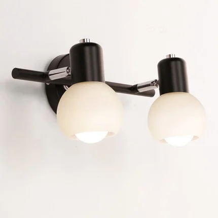 Простая современная светодиодная настенная лампа из железного стекла настенные