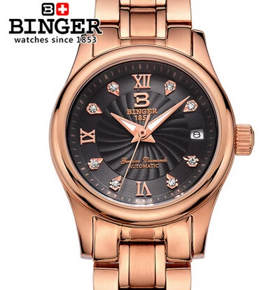 Швейцария Горячая Мода Повседневная розовое золото наручные печати Женева Марка