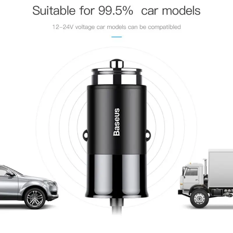 Baseus 5.5A 4 порта USB Автомобильное зарядное устройство несколько экспандер автомобильное зарядное устройство мобильный телефон Быстрая зарядка зарядное устройство адаптер