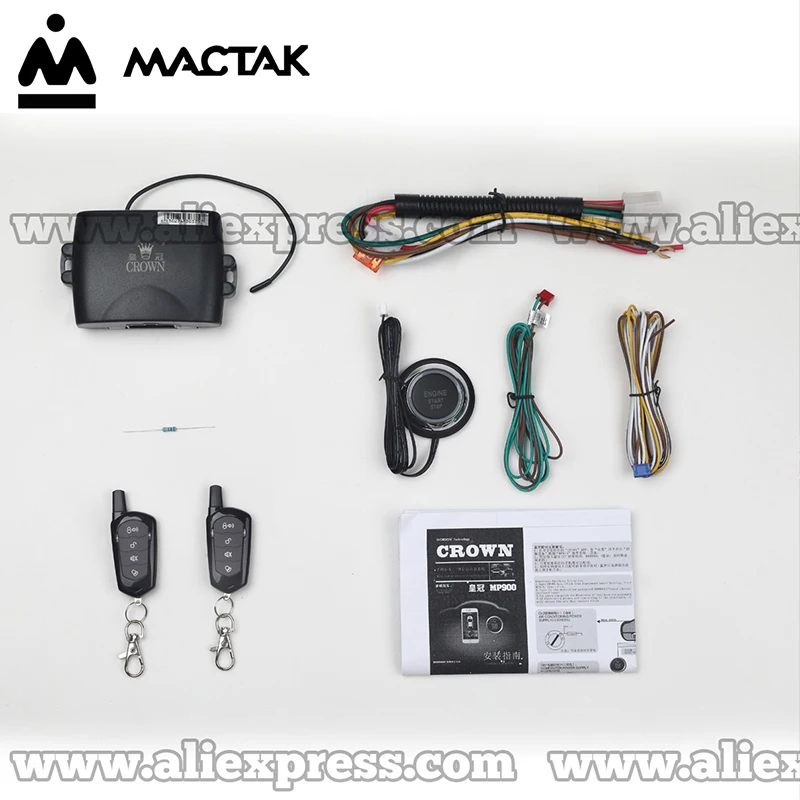 MCATAK Автосигнализация совместима с системой Starline Android удаленный Центральный замок бесключевая запись PKE старт стоп Смартфон пульт дистанционного управления