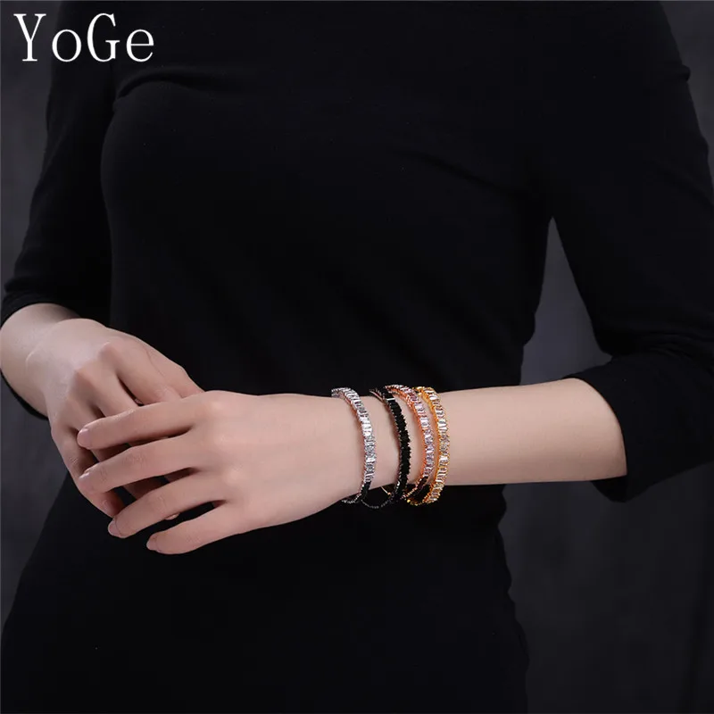 Ювелирные изделия YoGe для свадьбы и вечерние женщин Модный Тонкий блестящий