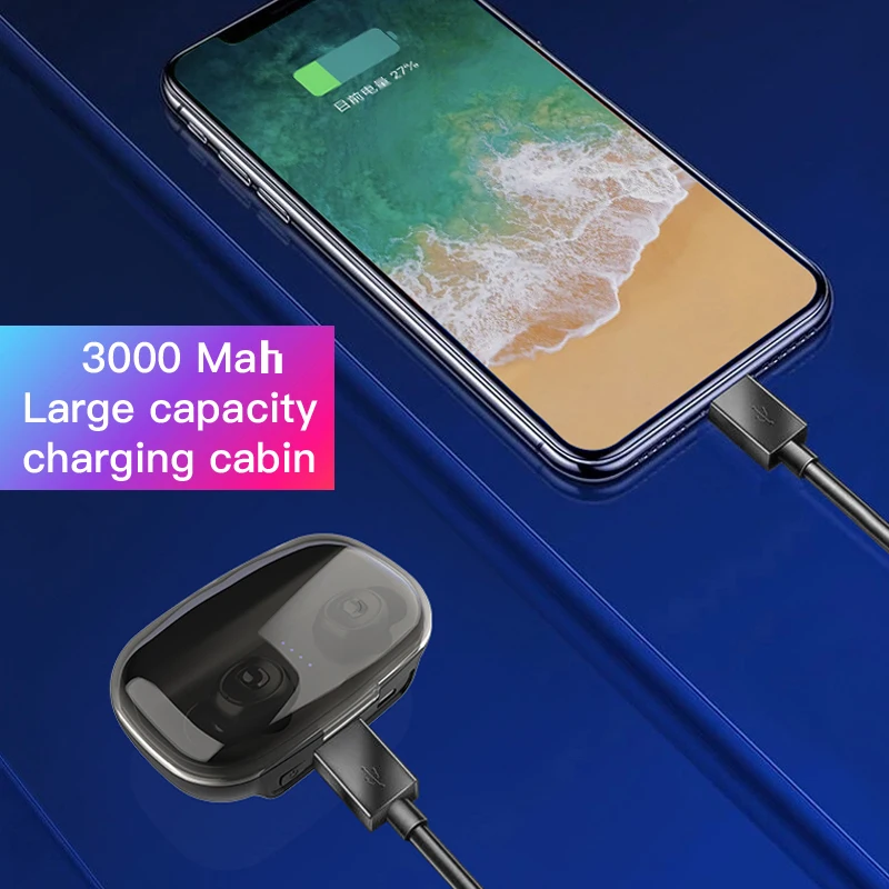Xi10s Bluetooth наушники 5 0 Беспроводные спортивные с мини в ухо Подавлением Шума стерео