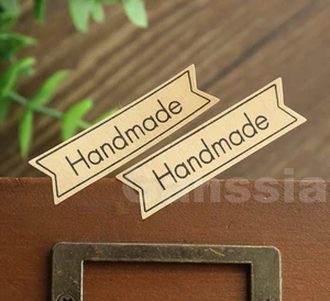 100 шт.лот новые подарочные наклейки Hande, наклейки из крафт-бумаги для изделий ручной работы (ss-a1007)