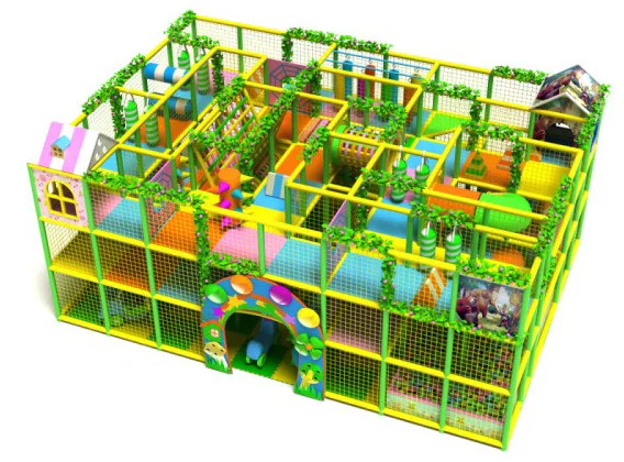 Сертифицированное CE оборудование для крытых игровых площадок нетоксичный