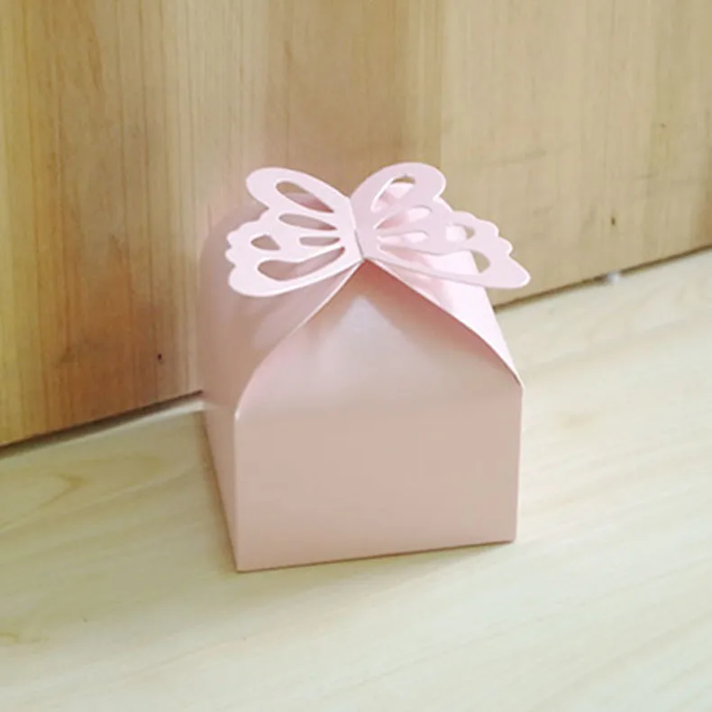 100pcs Butterfly Candy Box Wedding Chocolate for Birthday Party Christmas DIY Gift Case+Free Shipping | Дом и сад
