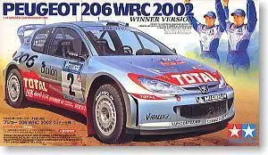 Tamiya 24262 1/24 206 WRC 2002 масштаб победителя сборка модель автомобиля строительные