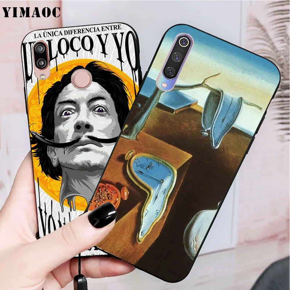 Salvador Dali Soft Case for Huawei P8 P9 Lite Mini P10 P20 P30 Plus Pro P Smart Z 2019 |