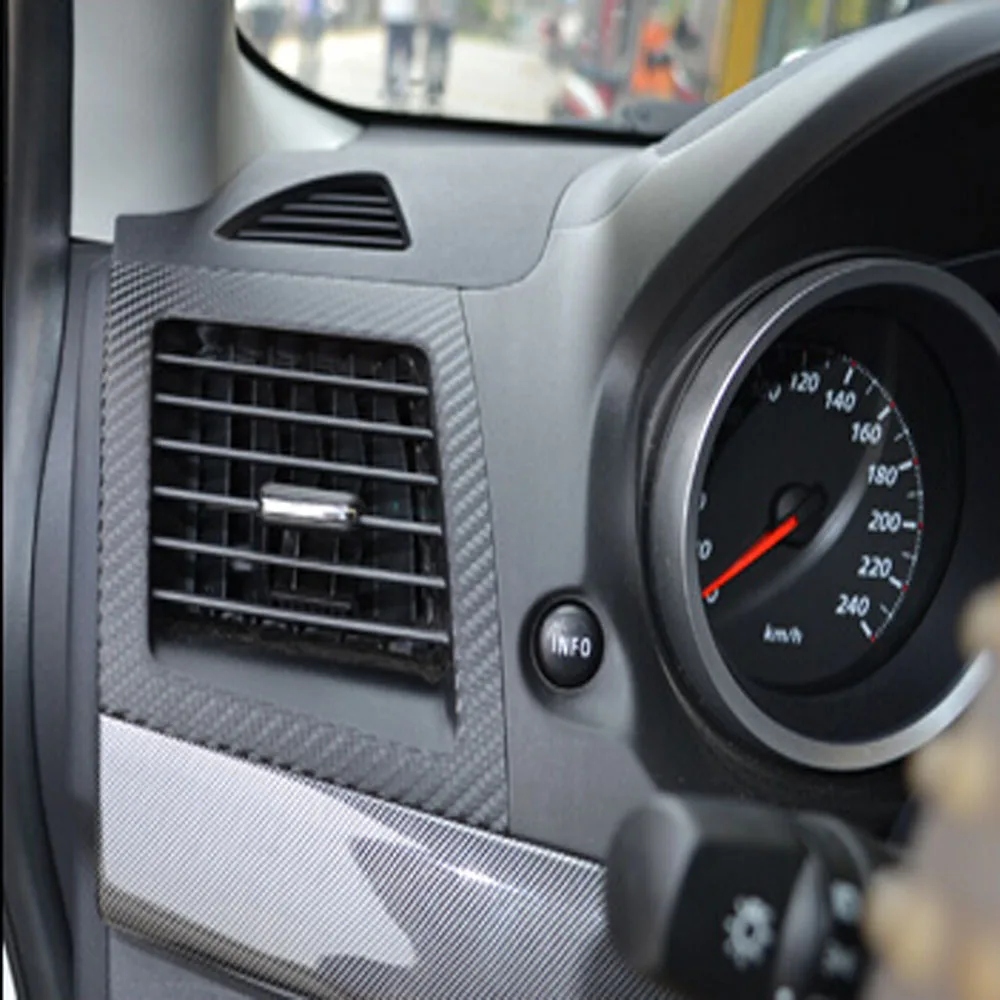 Наклейка на выход кондиционера для автомобиля Углеволокно MITSUBISHI Lancer EX 2010 2011 2012 1