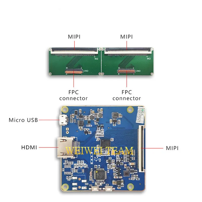 Круглый ЖК дисплей 3 4 дюйма TM034XVZP01 двойной экран 800x800 для платы водителя MIPI умных