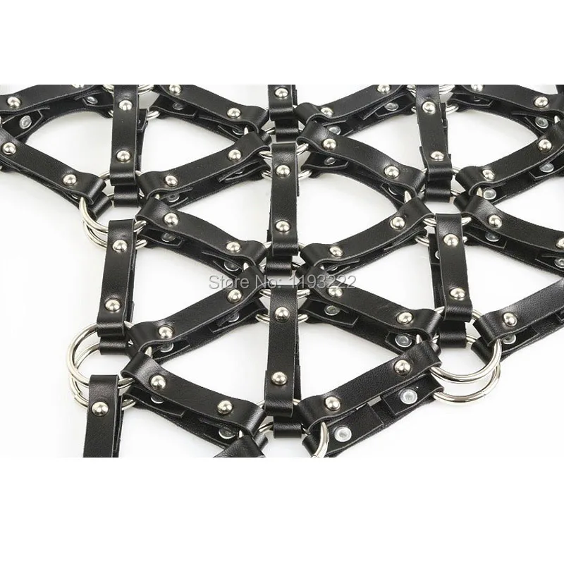 Кожаный ремень ручной работы в стиле панк рок готика|leather harness body bondage|corset