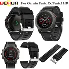 BEHUA хороший кожаный ремешок для часов браслет для Garmin Fenix 3 3 HR 5X Plus 6X Pro Smartwatch 26 мм ремешок для часов браслет Correa