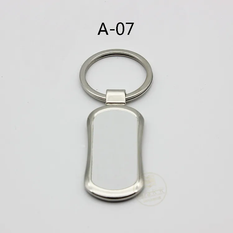 A-07 10 шт./лот, пустые металлические брелоки, брелоки для бутылок, открывалка для бутылок, сделай сам, подарочная печать, бумага для сублимации чернил, двусторонняя печать - Цвет: A-07