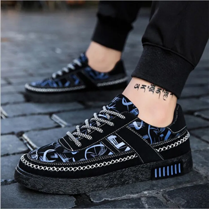 2017 г. Новый дизайн мужская повседневная обувь весна-зима на шнуровке стиль