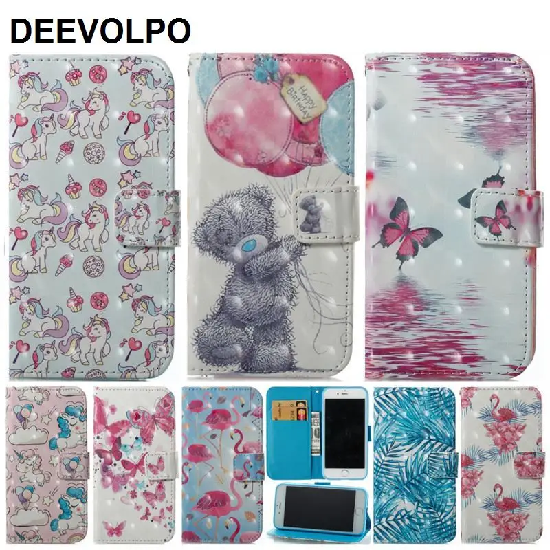 DEEVOLPO для Fundas Apple iphone XS кошелек кожа чехол для iphone X 7 8 6 6s Plus 5 5S SE флип чехол для телефона медведь Coque D03Z