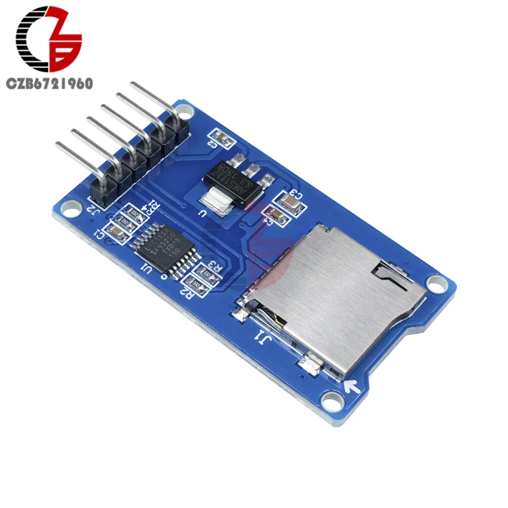 Micro SD плата для хранения Mciro TF карта защитный модуль памяти SPI Arduino|Соединители| |