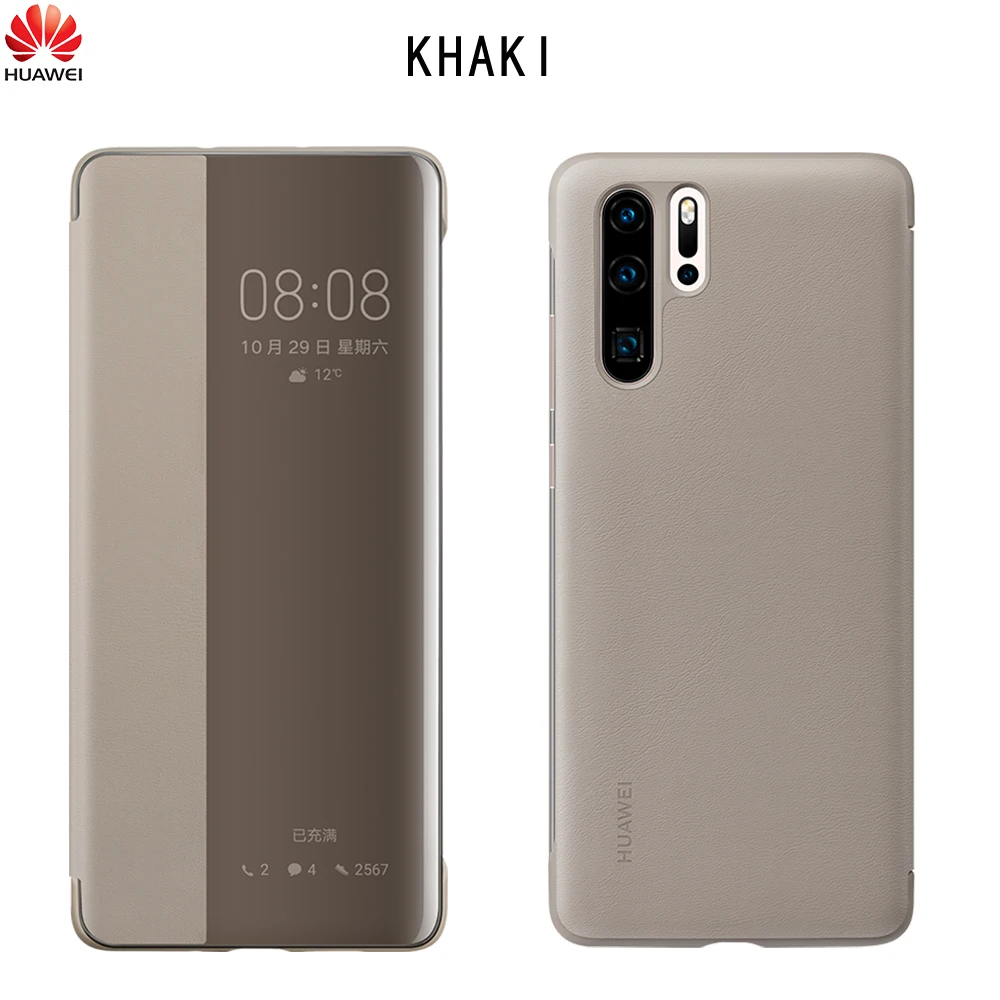 Huawei P30 Pro Чехол Официальный Смарт-Чехол из искусственной кожи флип-чехол huawei P30 Pro Чехол huawei P30 чехол для телефона Funda