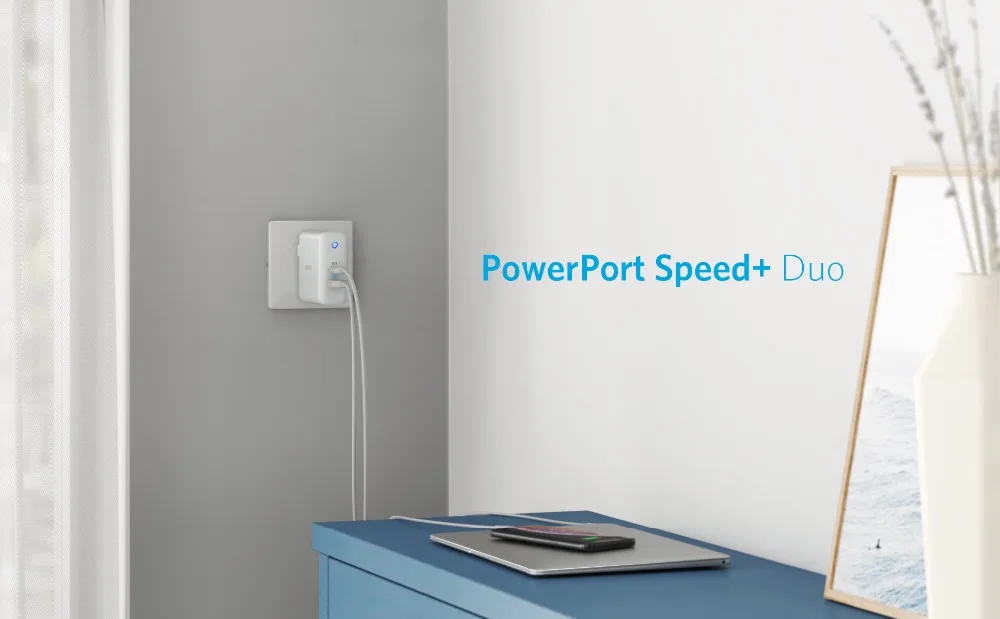 Anker USB C зарядное устройство, мощность порт Скорость+ Duo настенное зарядное устройство с 30 Вт питания порт доставки для iPhone, iPad Pro, MacBook, Galaxy и многое другое