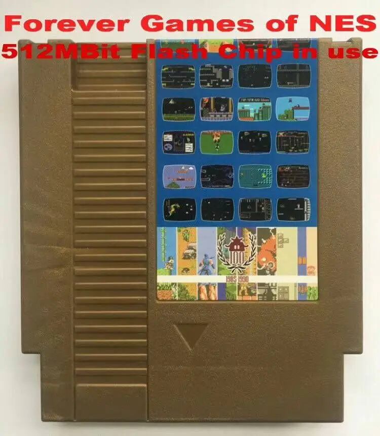 Игровой картридж FOREVER GAMES OF NES 405 в 1 для консоли Nintendo игровой на 72 контакта|Чехлы| |