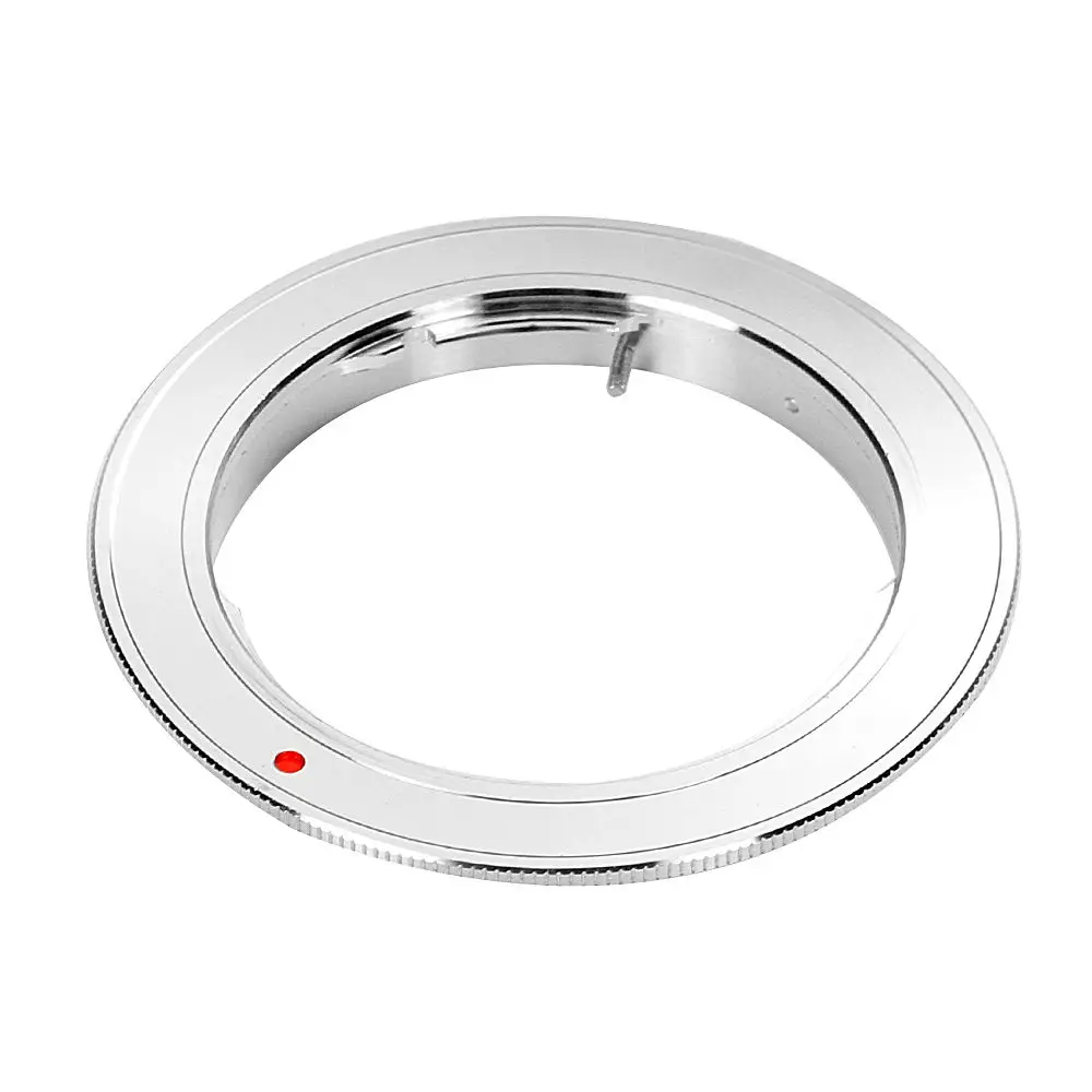 Серебряное кольцо адаптер для камеры Olympus OM Mount Lens to Canon EOS 7D 6D 5D 2 3 760D 750D 700D 650D