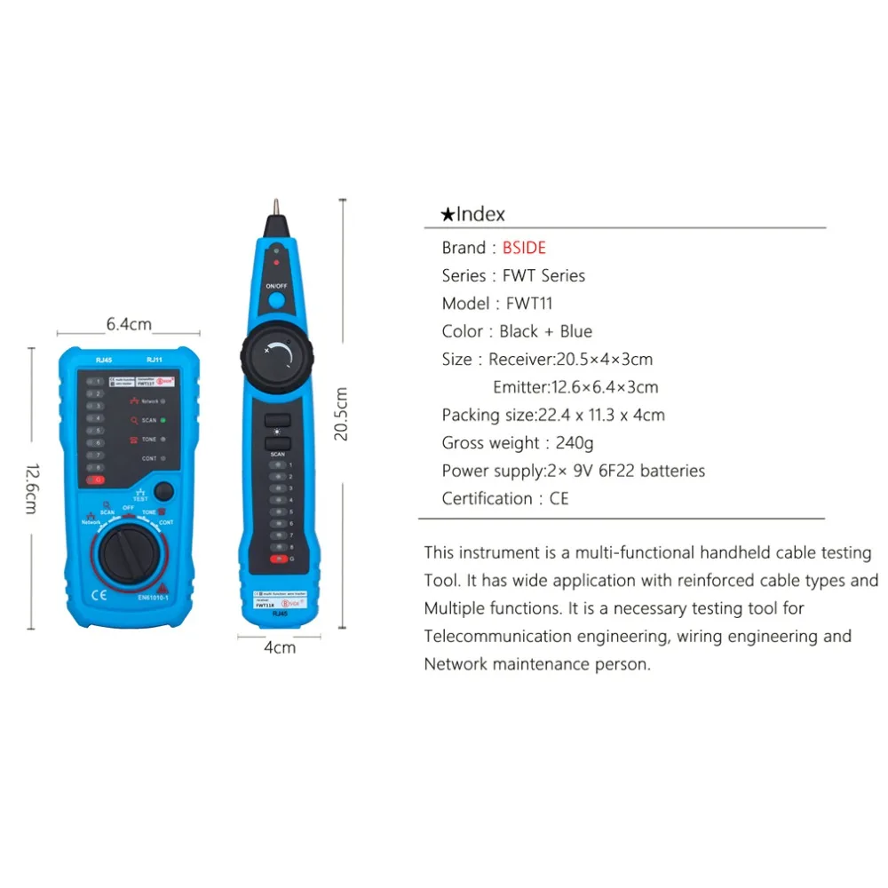 Высокое качество RJ11 RJ45 Cat5 Cat6 телефонный провод трекер Tracer тонер Ethernet LAN Сетевой кабель тестер детектор линия Finder