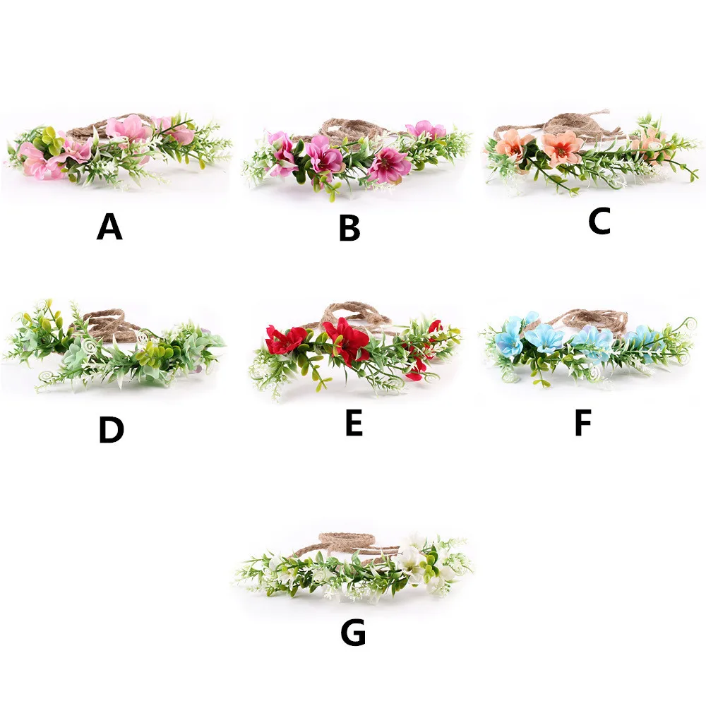 2017 новая летняя модная Заколка цветок для девочек фотосессии корона маленькая