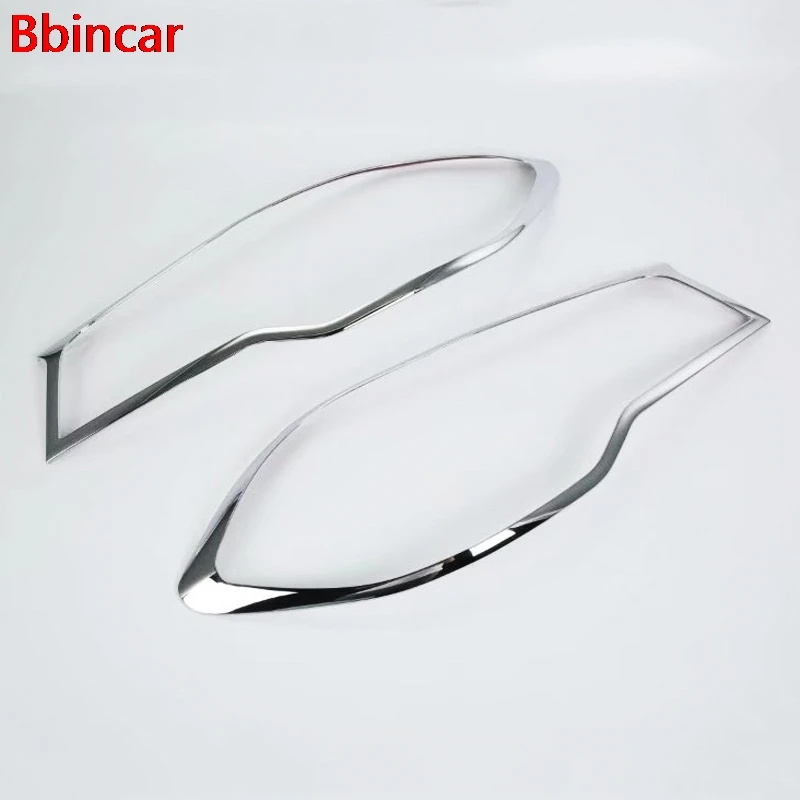 Bbincar автомобилей внешние аксессуары ABS Chrome спереди головной свет фар крышка