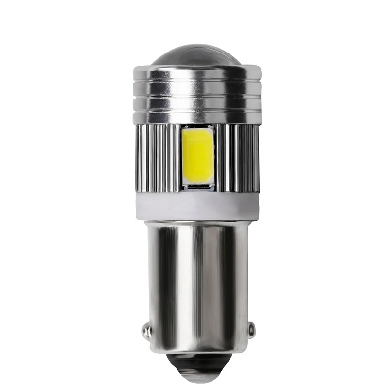 1 шт. BA9S 6 SMD 5630 Светодиодный Canbus лампы ошибок t4w h6w Автомобильный светодиодный интерьер лампы светильник, футболка с принтом "автомобиль" светильник источник света парковка дневные ходовые огни 12V белый 6000K