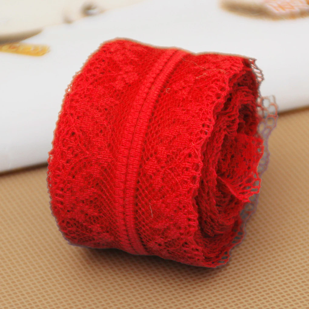 10 м/рулон двусторонней кружевной ткани DIY швейная одежда аксессуары ремесло DIY свадебное платье Декор подарочная упаковка кружевная лента