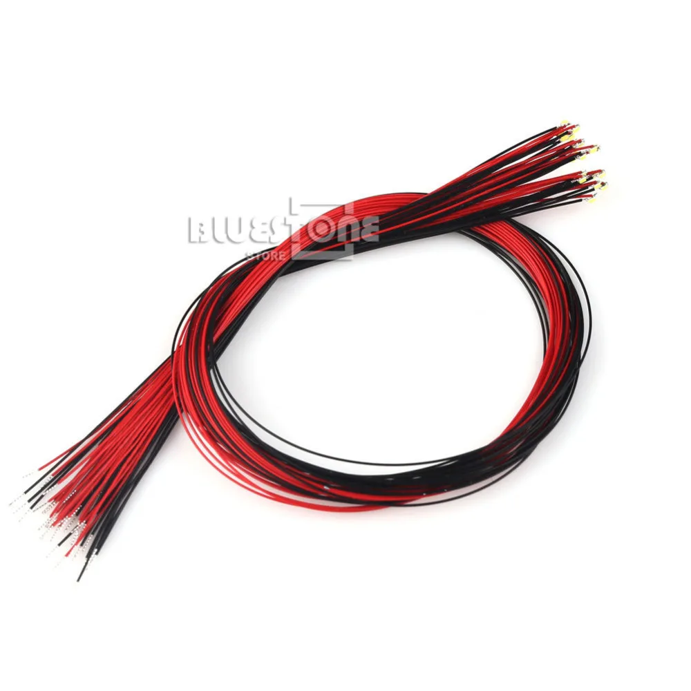 20 шт. T0603WM предварительно припаянные Проводные провода micro litz теплый белый SMD Led 0603