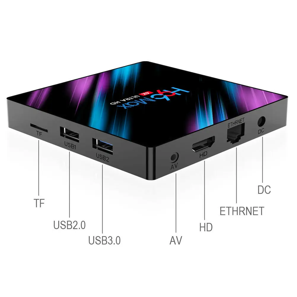 ТВ-приставка H96 MAX Google Play приставка Android 9 0 с процессором RK3318 4 Гб ОЗУ 32 64 ГБ Bluetooth 2