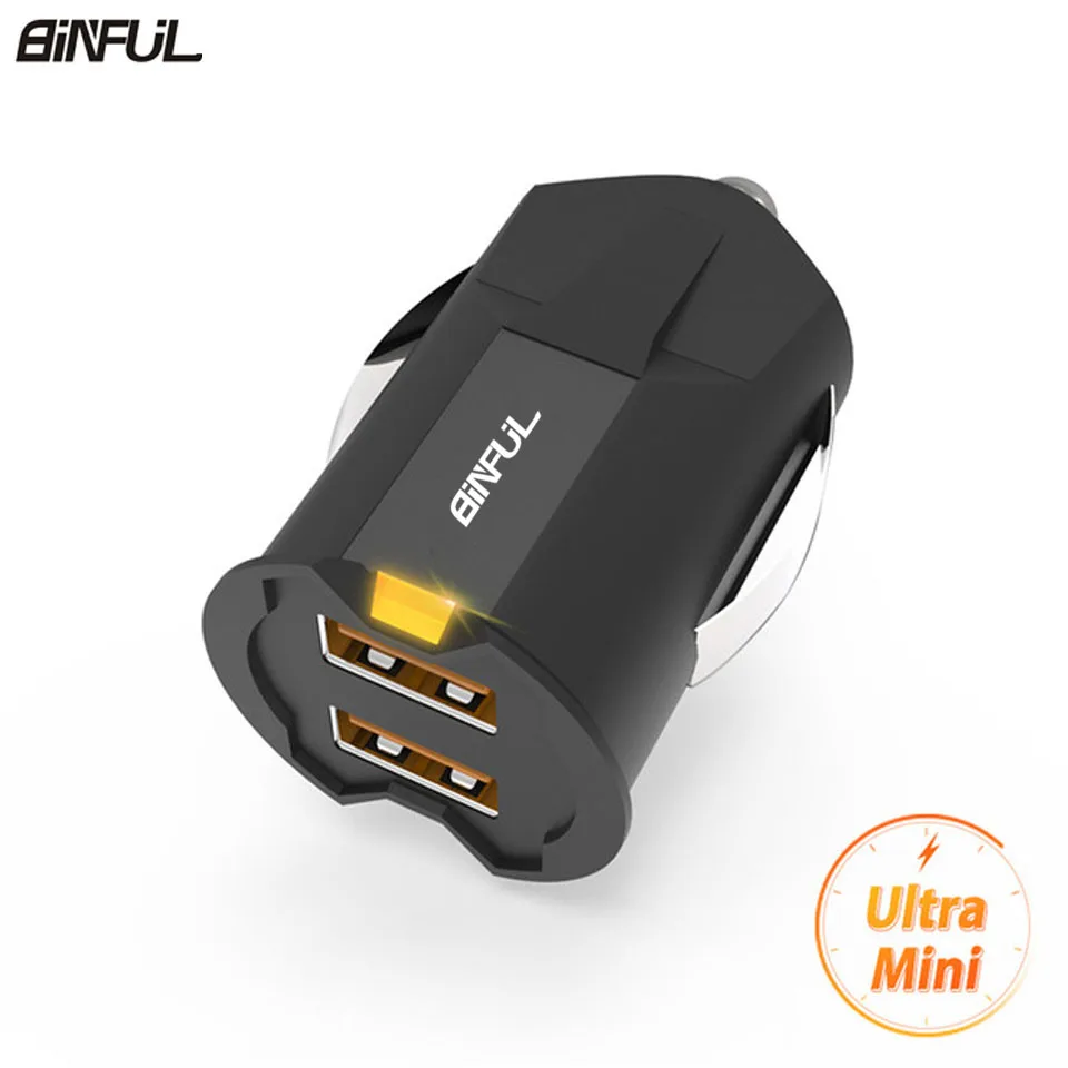 Маленький мини USB Автомобильное зарядное устройство 2A автомобильное мобильный