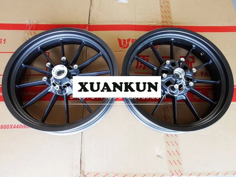 XUANKUN BJ250-15 передние/задние колесные диски серого цвета | Автомобили и мотоциклы