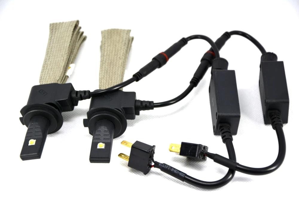 1 компл. H7 40 Вт 5000LM G5 светодиодные фары Тонкий Conversion Kit безвентиляторный lumiled luxeon MZ