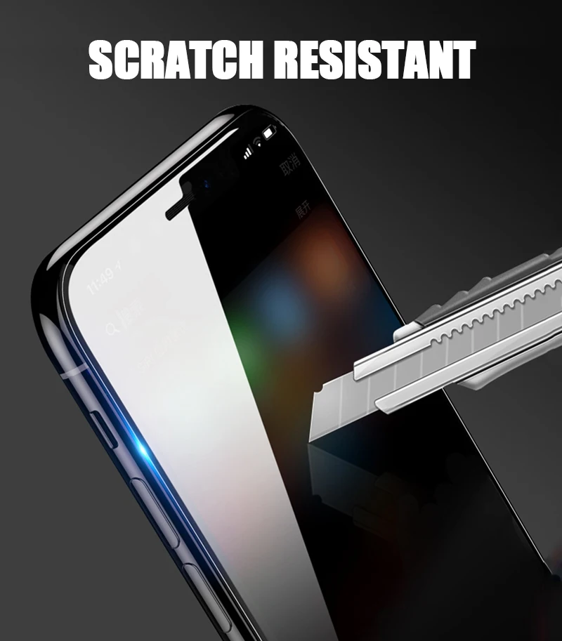 Защитное стекло на IPhone 6 7 S Plus закаленное защитное 5D для 8 X XS пленка|Сумки телефона|