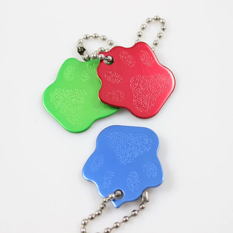 Оптовая продажа 100 шт. без рисунка сделай сам идентификационная бирка для домашних животных именная собаки