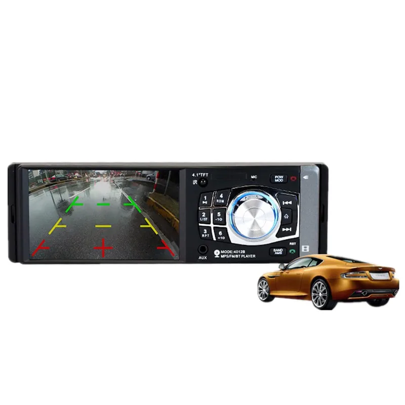 AZGIANT Автомобильный мультимедийный плеер с 4 1 дюймов HD цифровой Экран Bluetooth FM радио