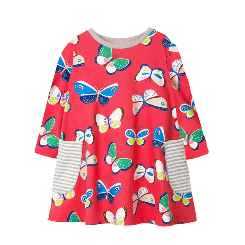 Beloved Angel Girls Dress Long Sleeve Kids Flower Dresses Children Unicorn Vestidos Autumn For Girl | Детская одежда и обувь