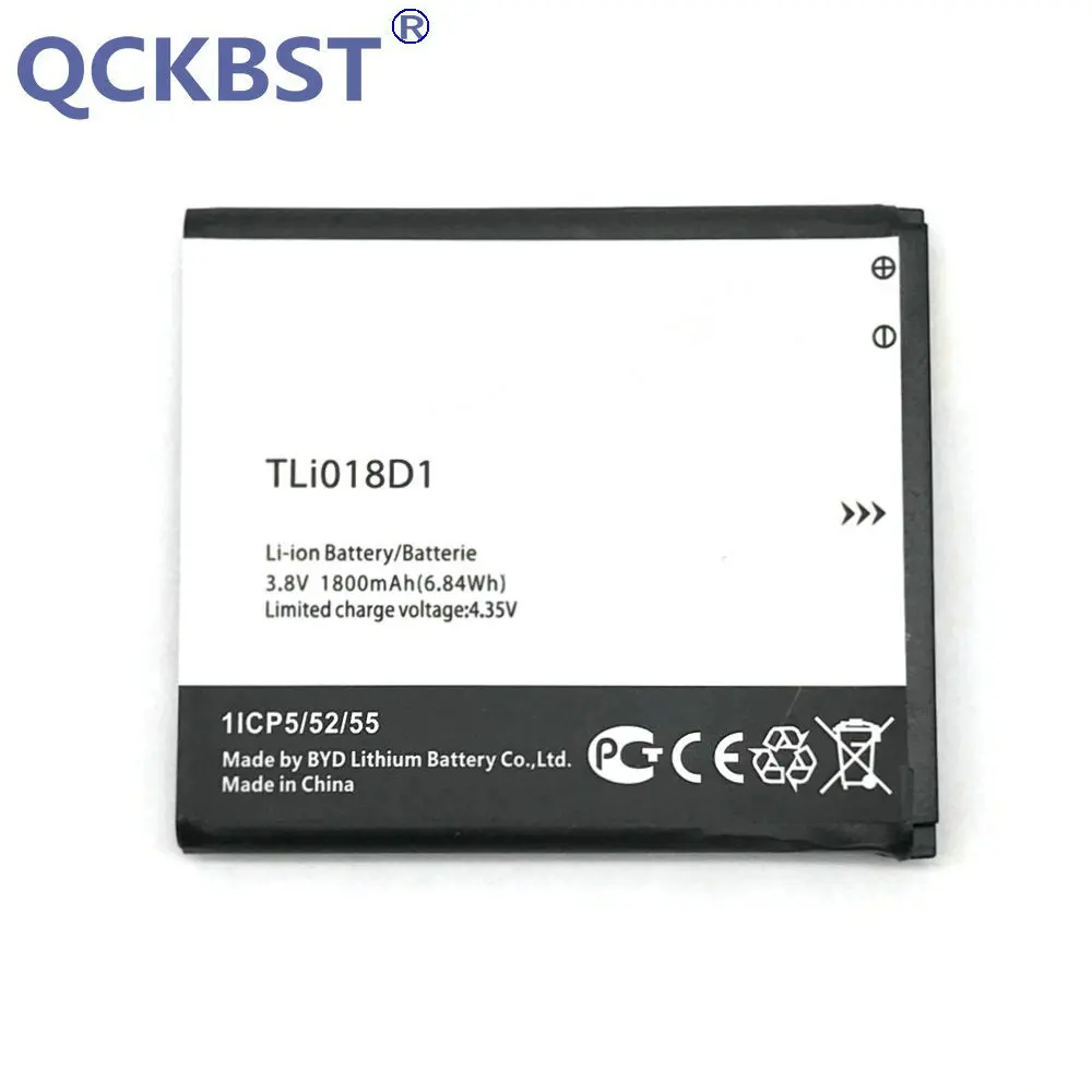 1 шт. 100% высококачественный аккумулятор TLi018D1 для Alcatel one touch D5 Dual 5038x Pop 3 5015D|battery for