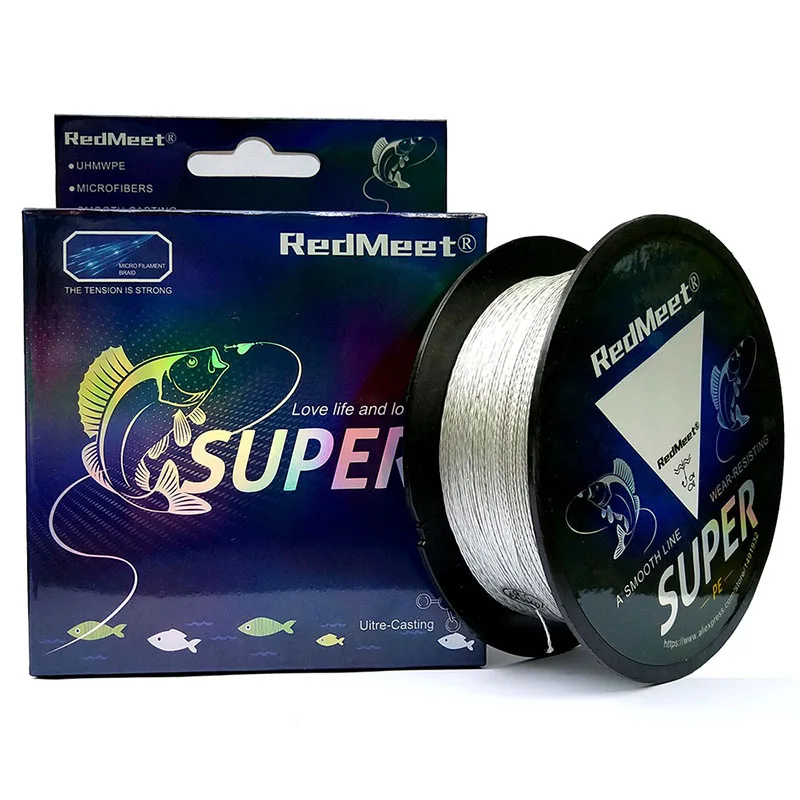 RedMeet Новая серия супер рыболовная леска 300 м 12 83LB плетеная гладкая