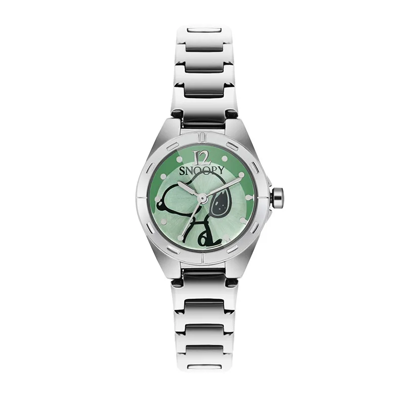 Часы Snoopy женские модные повседневные водонепроницаемые кварцевые наручные из