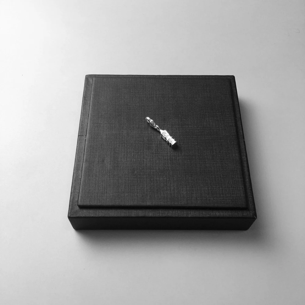 Подвеска в виде Биг Бена модные ювелирные изделия 2018 из серебра 925 пробы