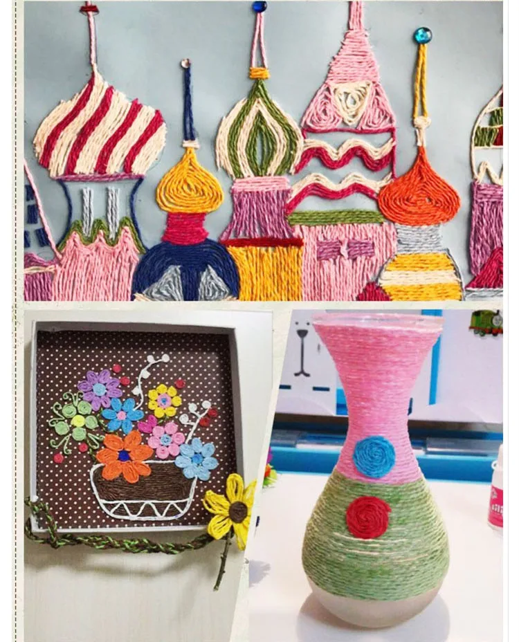 30 м красочные бумажные веревки для DIY ручной работы ремесло игрушка украшения детей Скрапбукинг