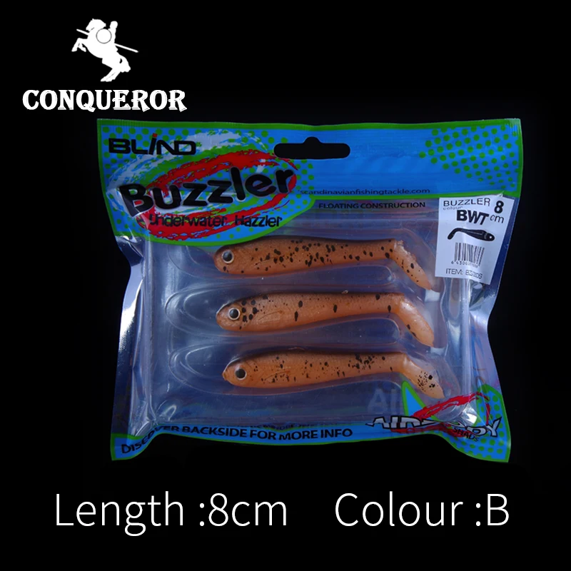 Conqueror новый яркий червь 10 см мягкие приманки искусственные рыболовные джиг