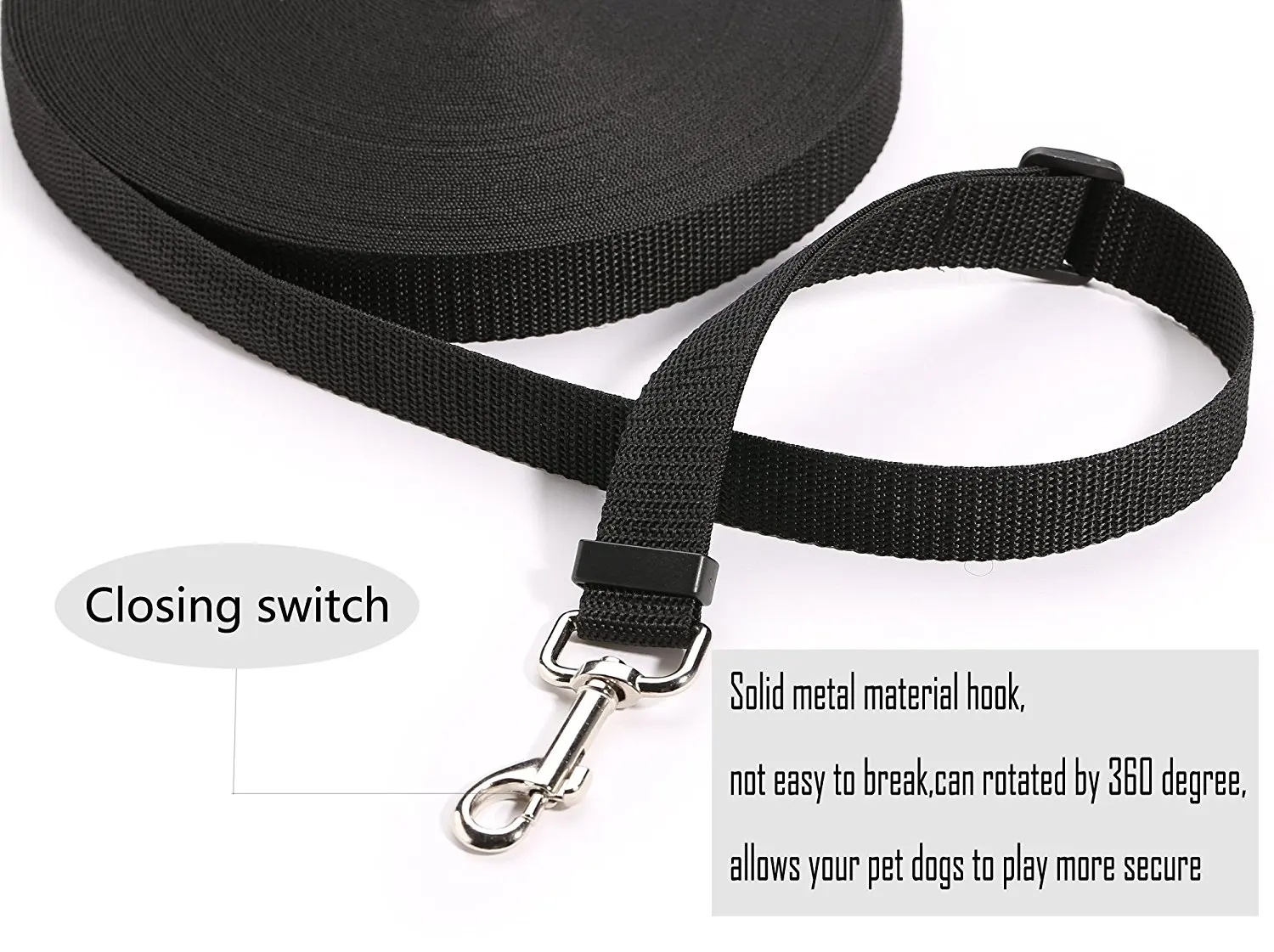 1in в ширину 50ft длинные нейлон обучение поводок для больших средних и малых собак долго привести отлично подходит для обучения, играть, кемпинг PL012