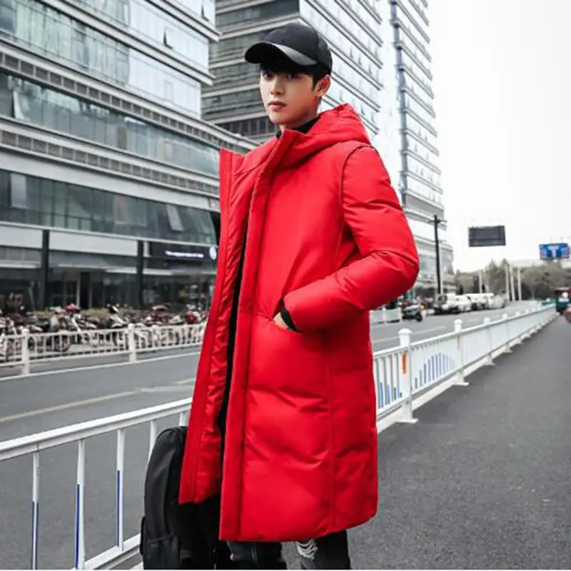 b High Quality Parka Men Winter Long Jacket Thick Cotton-Padded Mens Coat Male Fashion Casual Coats 5XL | Мужская одежда