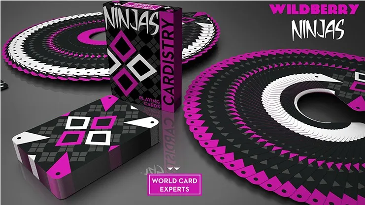 ITgimmick Cardistry Ninja Wildberry от De'vo vom Schattenreich and Handlordz Poker|Волшебные фокусы| |