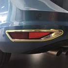 Для Touran 2016 2017 2018 2019 ABS пластиковый Автомобильный задний противотуманный Абажур крышка отделка Аксессуары автостайлинг 2 шт.