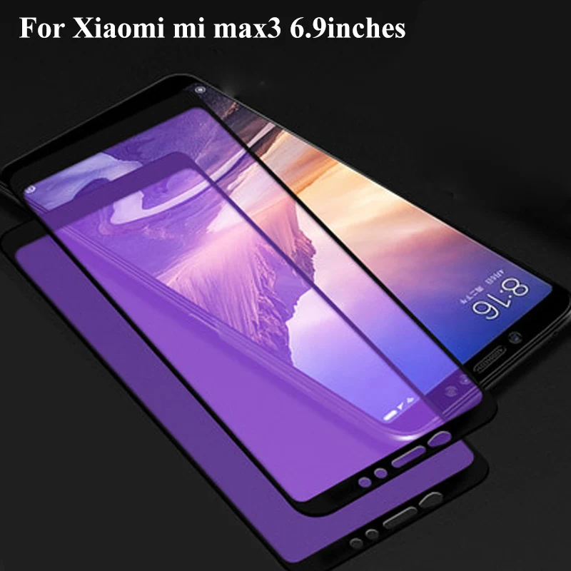 Ультратонкое закаленное стекло 9H для Xiaomi Mi Max3 Mimax 3 защита экрана с полным