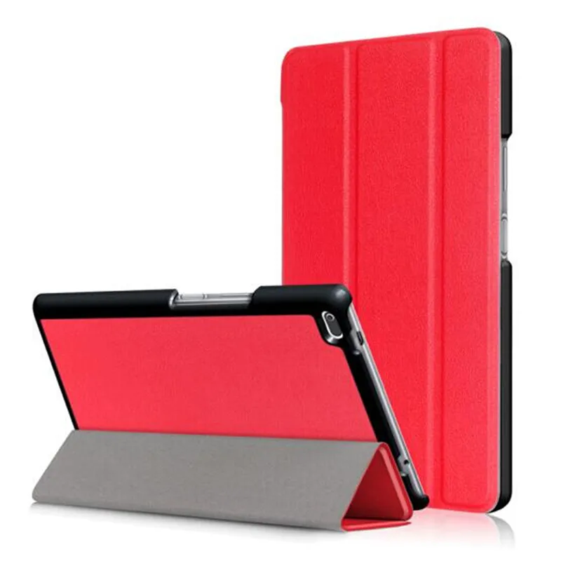KST Red Для samsung Galaxy Tab A 8,0 дюймов T350 T351 T355 P350 P355 SM-T355 SM-T350 SM-T351 планшетный чехол откидной держатель подставка кожаный чехол - Цвет: KST Red
