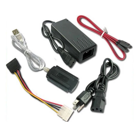 Кабель-адаптер для жесткого диска USB 2,0 к IDE SATA, 2,5, 3,5 дюйма, HDD
